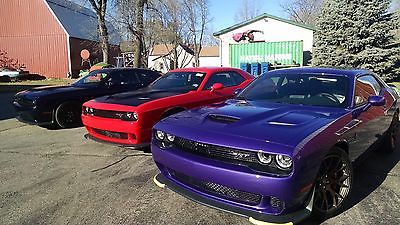 Dodge : Challenger hellcat hellcat purple , auto , like new, sunroof