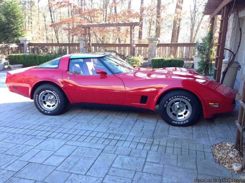 1981 4 Speed Corvette Matching Numbers Low Mileage Project