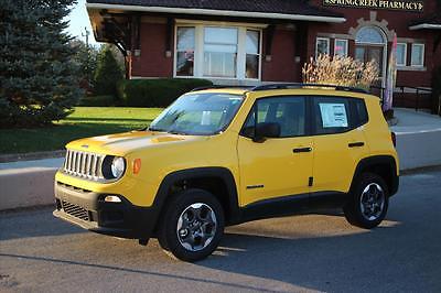 Jeep : Renegade Sport 4X4 4dr SUV 2015 jeep renegade sport 4 x 4 manual shift turbo with my sky sunroof