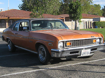 Chevrolet : Nova Custom 1973 chevy nova custom coupe 350 at ps pb working r 134 ac ca car 50 k miles