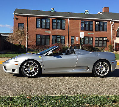 Ferrari : 360 360 MODENA SPIDER 2001 ferrari 360 modena spider rare 6 speed recent service with receipts