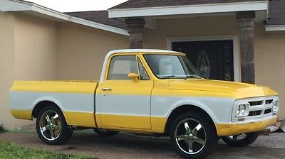 Chevrolet : C-10 c10 1968 not 1969 or 1970 or 1971 bright yellow new wheels and tires 2 dr short bed
