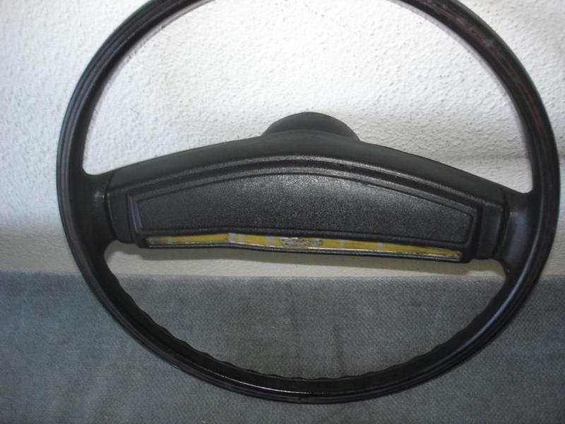 1973 TO 1977 EL CAMINO CHEVEELE FACTORY BLACK STEERING WHEEL