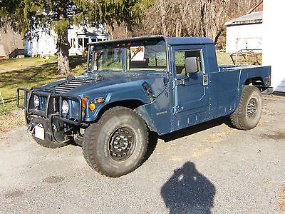Hummer : H1 hummer h1 am general truck other diesel arizona blue off road 4x4 rare low nr $