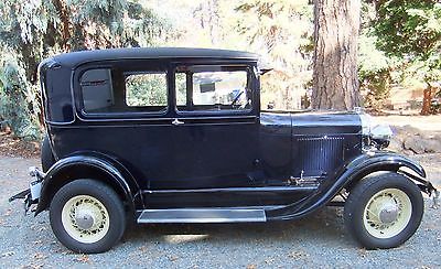 Ford : Model A 2 door sedan REDUCED 1929 FORD 2 door sedan-rust free California vehicle 1 owner for 25 years