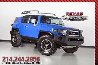 Toyota : FJ Cruiser 4wd Lifted With Upgrades 2007 toyota fj cruiser 4 wd lifted with upgrades voodoo blue loaded with option