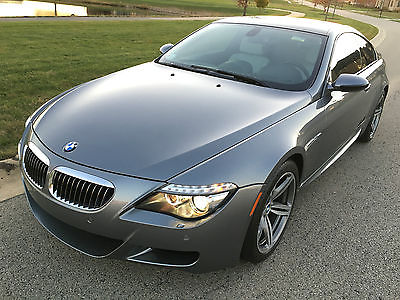 BMW : M6 Base Coupe 2-Door LIKE NEW BMW M6 V10 Space Gray Silverstone II Merino Loaded under 12K Miles