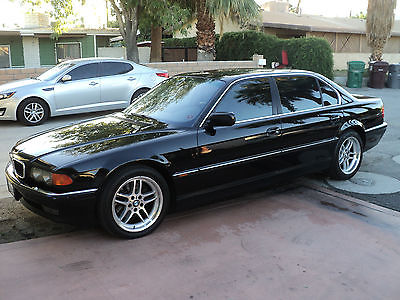 BMW : 7-Series 2000 bmw 740 il black on black car is a looker runs drives well needs love