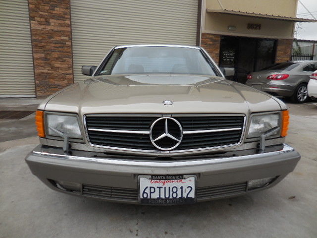 Mercedes-Benz : 500-Series 2dr Coupe 1987 mercedes benz 560 sec 1 owner leather roof heated original
