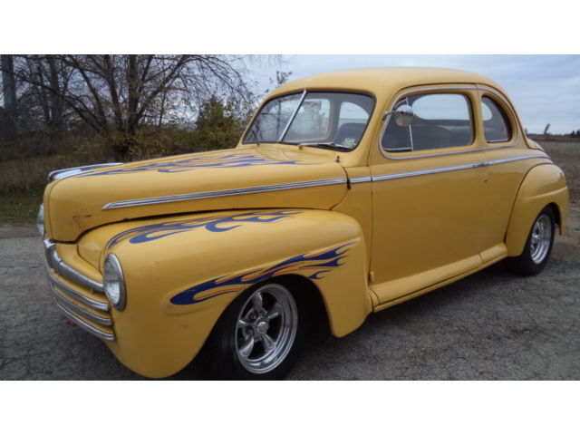 Ford : Other 2 dr 1946 ford 2 dr coupe v 8 auto steel body runs drives great