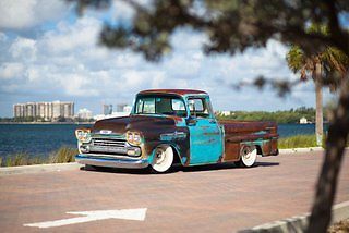 Chevrolet : Other Pickups Patina Truck 1958 fuel injected vortec 5.3 powered chevy apache fleetside patina truck