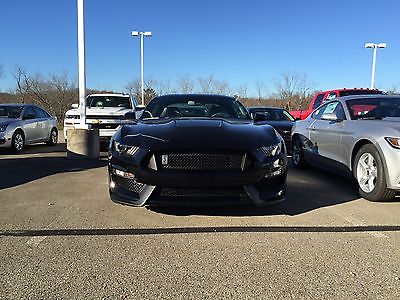 Ford : Mustang GT350 2016 shelby gt 350 delivered shadow black track pack ford mustang