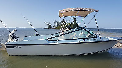 20' SeaCraft Potter Hull 150 HP with Dual Axel Trailer All in Excellent Conditio