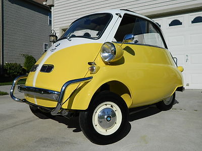 BMW : Other Isetta 300 Deluxe Sunroof 1958 bmw isetta 300 deluxe frame off restoration usa version s matching l k