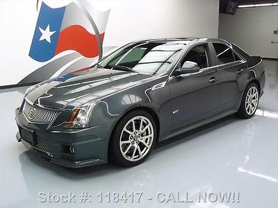 Cadillac : CTS V SEDAN S/C AUTO PANO SUNROOF NAV 2010 cadillac cts v sedan s c auto pano sunroof nav 66 k 118417 texas direct