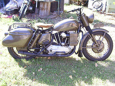 Harley-Davidson : Other Rare Military Harley Davidson Sportster 1957 XLA