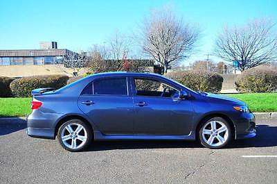 Toyota : Corolla Corolla S 2013 toyota corolla s sedan 4 door 1.8 l low miles non smokr accident free mint