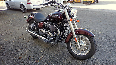 Triumph : Other 2014 triumph america low miles like new with warranty maroon red