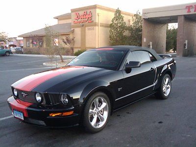 Ford : Mustang GT Sports Decor 2008 ford mustang gt convertible premium sports decor 43 k miles mint