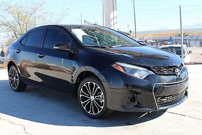 Toyota : Corolla S 2015 toyota corolla l salvage wrecked repairable only 6 k miles perfect fixer