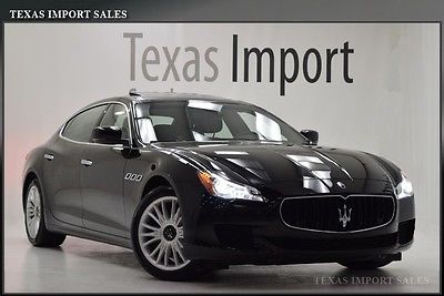 Maserati : Quattroporte S Q4 AWD 404HP,BLACK/BLACK,SHADES 2014 maserati quattroporte s q 4 awd 404 hp black black rear shades we finance