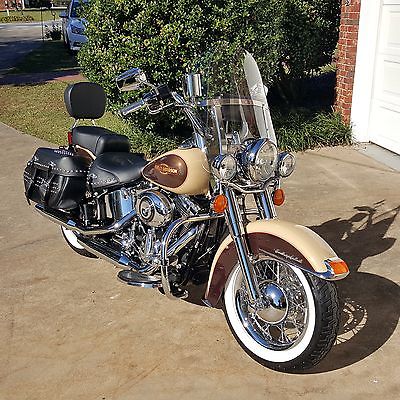 Harley-Davidson : Softail 2014 harley davidson heritage softail classic only 382 miles free shipping