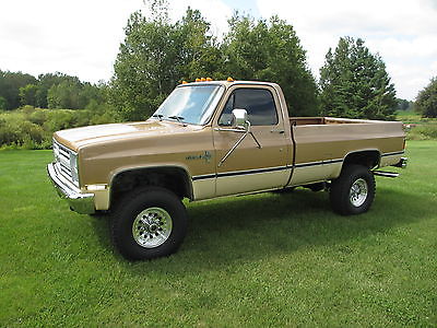 Chevrolet : Other Pickups Silverado Standard Cab Pickup 2-Door 1987 chevrolet 1 ton 454 4 speed manual low miles