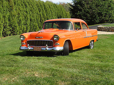 Chevrolet : Bel Air/150/210 1955 chevy 210 350 saginaw 4 speed leather interior bel air