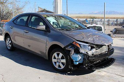 Toyota : Corolla ECO CVT 2014 toyota corolla eco cvt salvage wrecked repairable gas saver wont last
