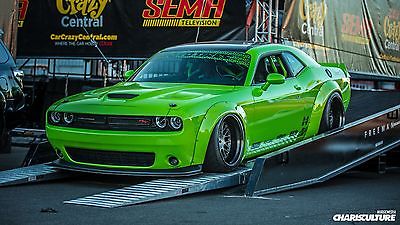 Dodge : Challenger Scat Pack R/T 392 Hemi 6 Speed #ProjectHulk 2015 SEMA SHOW CAR CUSTOM BUILD FROM GROUND UP! ONE-OF-A-KIND DODGE