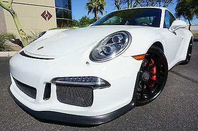 Porsche : 911 14 911 GT3 Coupe 991 Sport Wheel White 2014 GT3 Coupe Clean CarFax like 07 2008 2009 2010 2011 2012 2015 RS GT3RS