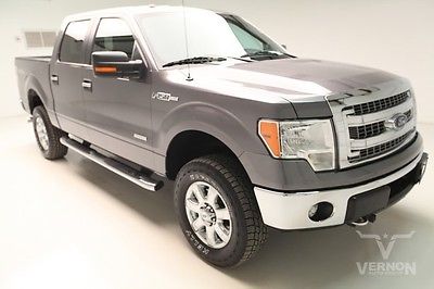 Ford : F-150 XLT Crew Cab 4x4 2013 gray cloth rear camera trailer hitch v 6 ecoboost we finance 47 k miles