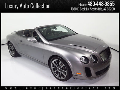 Bentley : Continental GT 2dr Convertible Supersports 12 bentley supersport gtc only 10 k miles confort seating rear camera 11 13 14