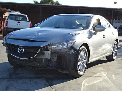 Mazda : Mazda6 i Sport 2015 mazda mazda 6 i sport damaged salvage only 13 k miles perfect commuter l k