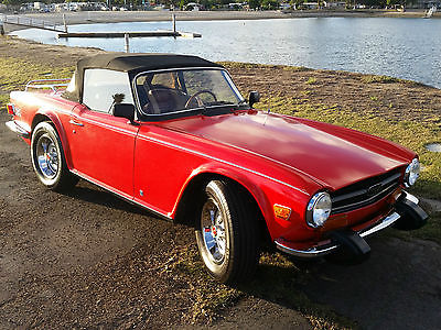 Triumph : TR-6 Red 1974 triumph tr 6 in excellent condition as you can see