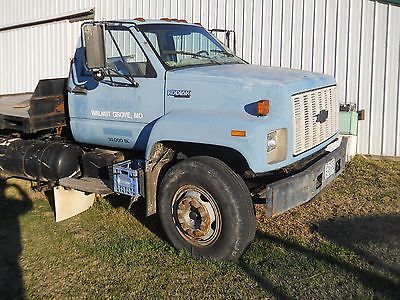 Chevrolet : Other 1991 chevrolet kodiak with 10 ton equiipment trailer