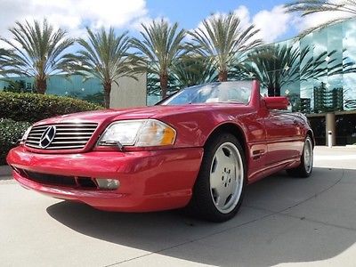 Mercedes-Benz : SL-Class 2 Dr Roadster 1998 mercedes benz sl 500 sport package amg wheels red clean