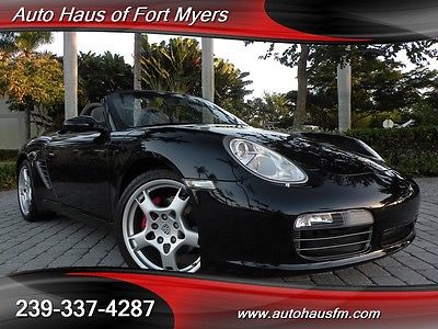 Porsche : Boxster S Convertible Ft Myers FL We Finance & Ship Nationwide 6-Speed Full Leather Heated Seats Carrera S Wheels