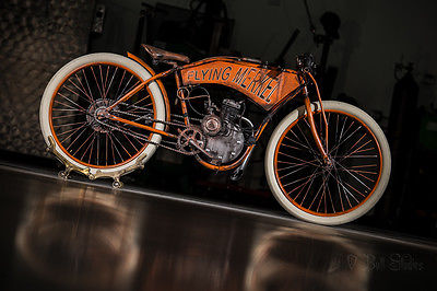 Custom Built Motorcycles : Other Board track racer Flying Merkel antique vinatge pre war bicycle indian