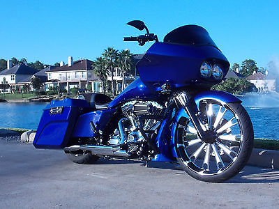 Harley-Davidson : Touring 2012 harley davidson road glide custom bagger immaculate condition