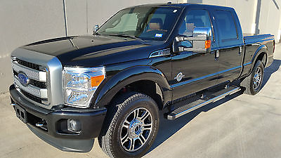 Ford : F-250 PLATINUM CREW 4X4 DIESEL SUNROOF NAV 2014 ford f 250 platinum crew 4 x 4 diesel sunroof nav 10 k