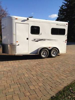 2008 Trails West ROYALE 2 Horse Trailer - Xtras - Tall Height, Rubber Wall Mats
