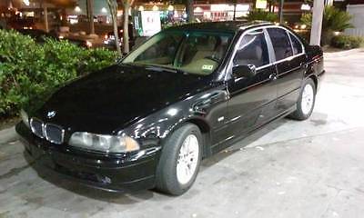 BMW : 5-Series 4 DOORS - SEDAN- FULL SIZE 2001 bmw 530 i black black exterior beige interior no reserve price
