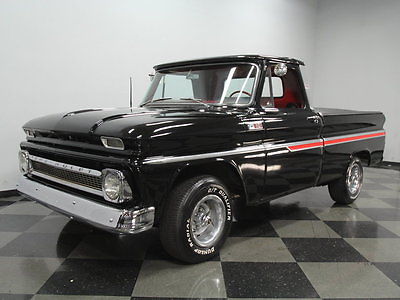 Chevrolet : Other Pickups C10 Cust Cab SOLID BODY, 350 V8, AUTO, PWR STEER, NICE INTERIOR, GREAT WOOD BED, NICE PAINT!