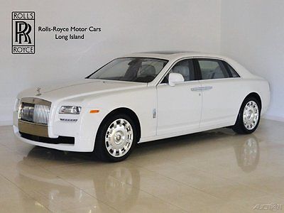 Rolls-Royce : Ghost EWB Sedan 4-Door 2012 rolls royce ghost ewb english white w shell blk rwd 6.6 l v 12 48 v turbo