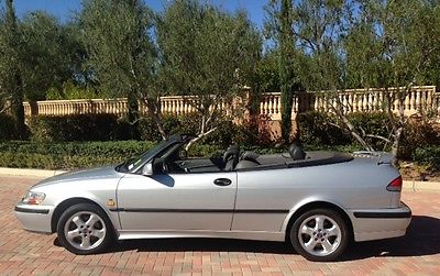 Saab : 9-3 SE Saab*9-3*SE*Convertible*2-door*A/C*Power*Leather*CD*Automatic*Smogged*1 OWNER