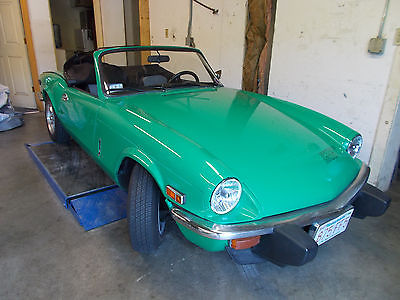 Triumph : Spitfire 1976 triumph spitfire 1500