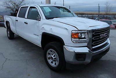 GMC : Sierra 2500 Crew Cab 4WD 2015 gmc sierra 2500 hd crew cab 4 wd salvage wrecked repairable fixer project