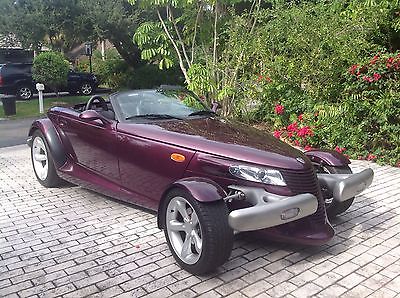 Plymouth : Prowler Base Convertible 2-Door Plymouth Prowler 1999 purple convertable 9900 miles, mint condition
