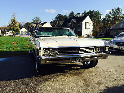 Chevrolet : Impala SS 1967 chevrolet impala ss 396 4 speed 60 k original miles real leather interior